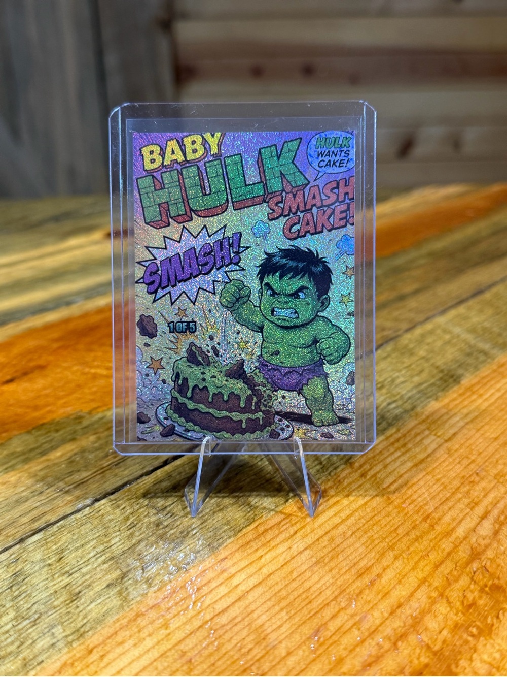 Baby Hulk Custom Card Limited Edition 1/5